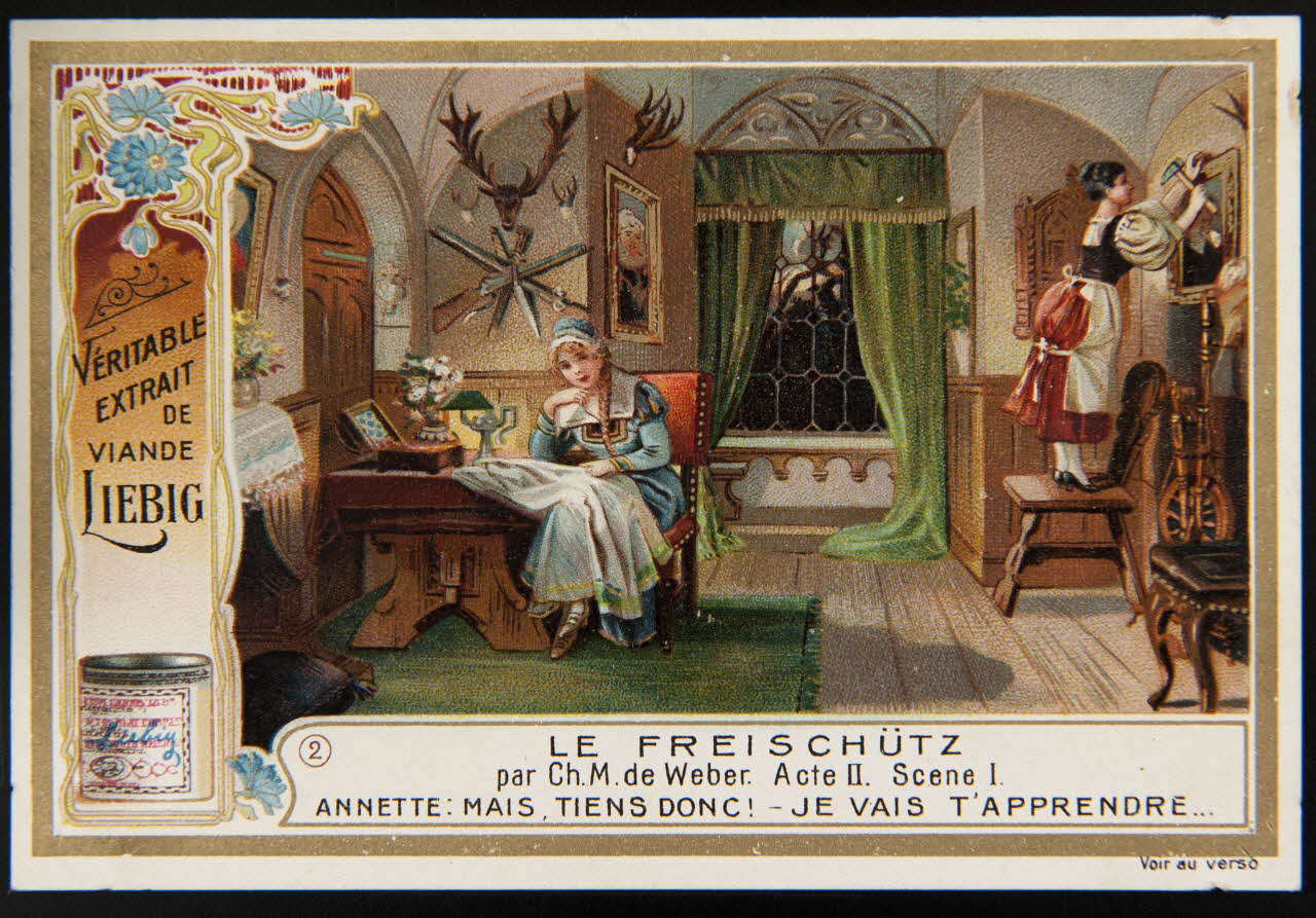 carte réclame chromo Anvers 1901 1995.1.913.2 Photo