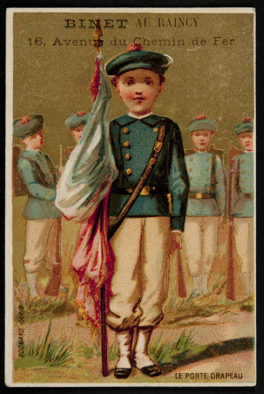 Bognard carte réclame chromo Paris 1876-1890 1995.1.92.3 Photo