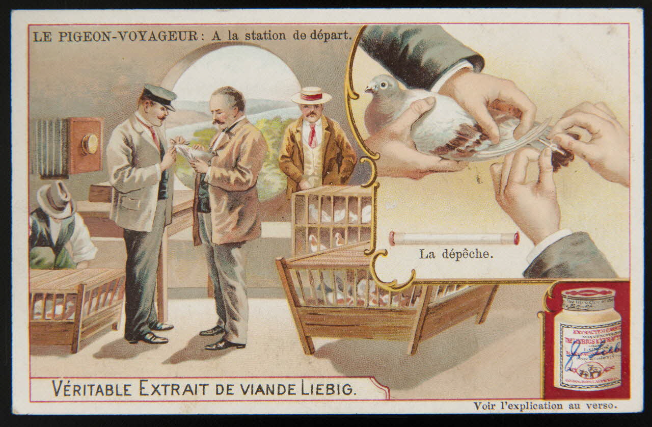 carte réclame chromo Anvers 1902 1995.1.924.4 Photo