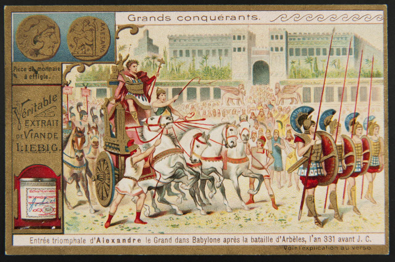 carte réclame chromo Anvers 1903 1995.1.936.3 Photo