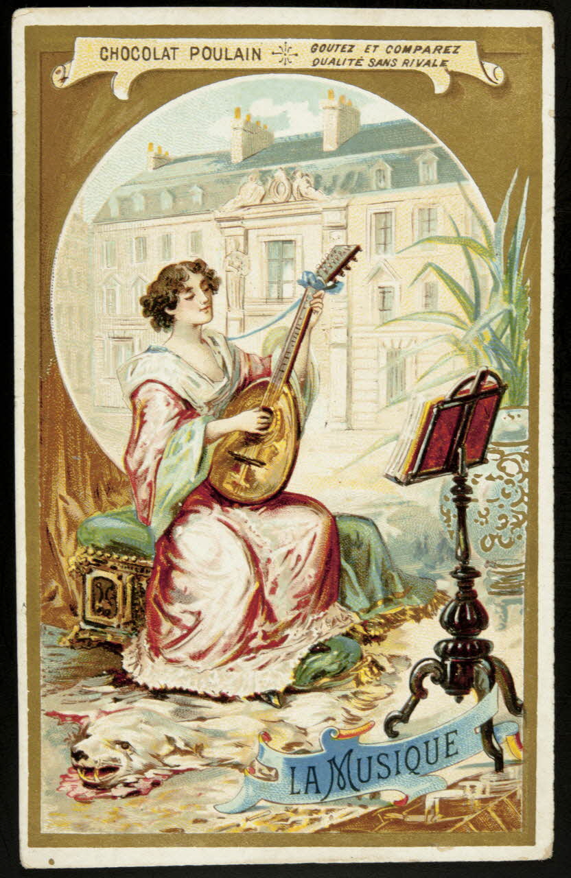 Imprimerie H. Laas carte réclame chromo Paris 1878-1905 1995.1.950.3 Photo