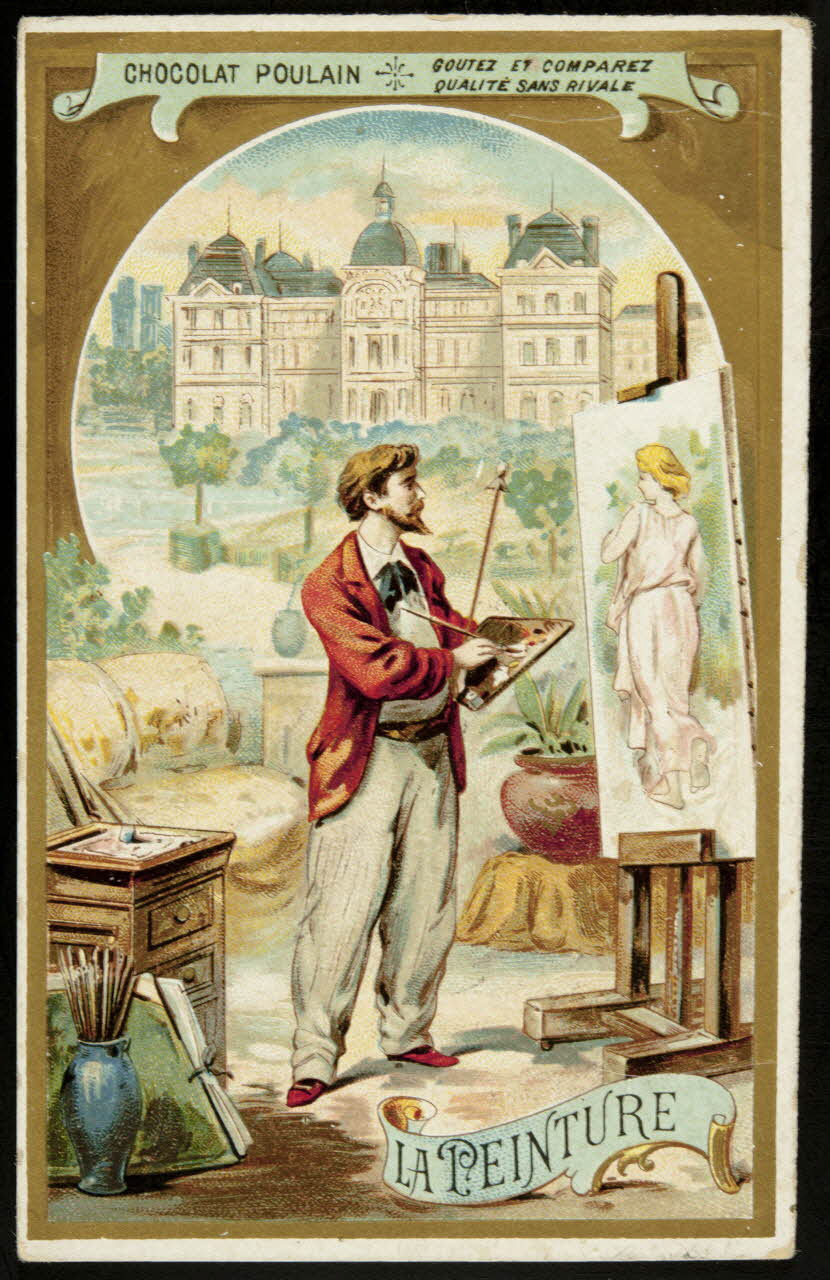 Imprimerie H. Laas carte réclame chromo Paris 1878-1905 1995.1.950.4 Photo