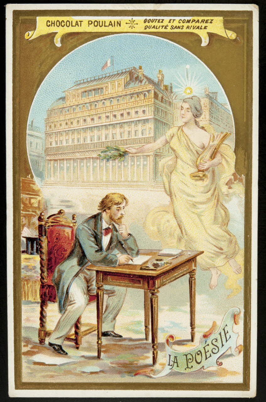 Imprimerie H. Laas carte réclame chromo Paris 1878-1905 1995.1.950.5 Photo