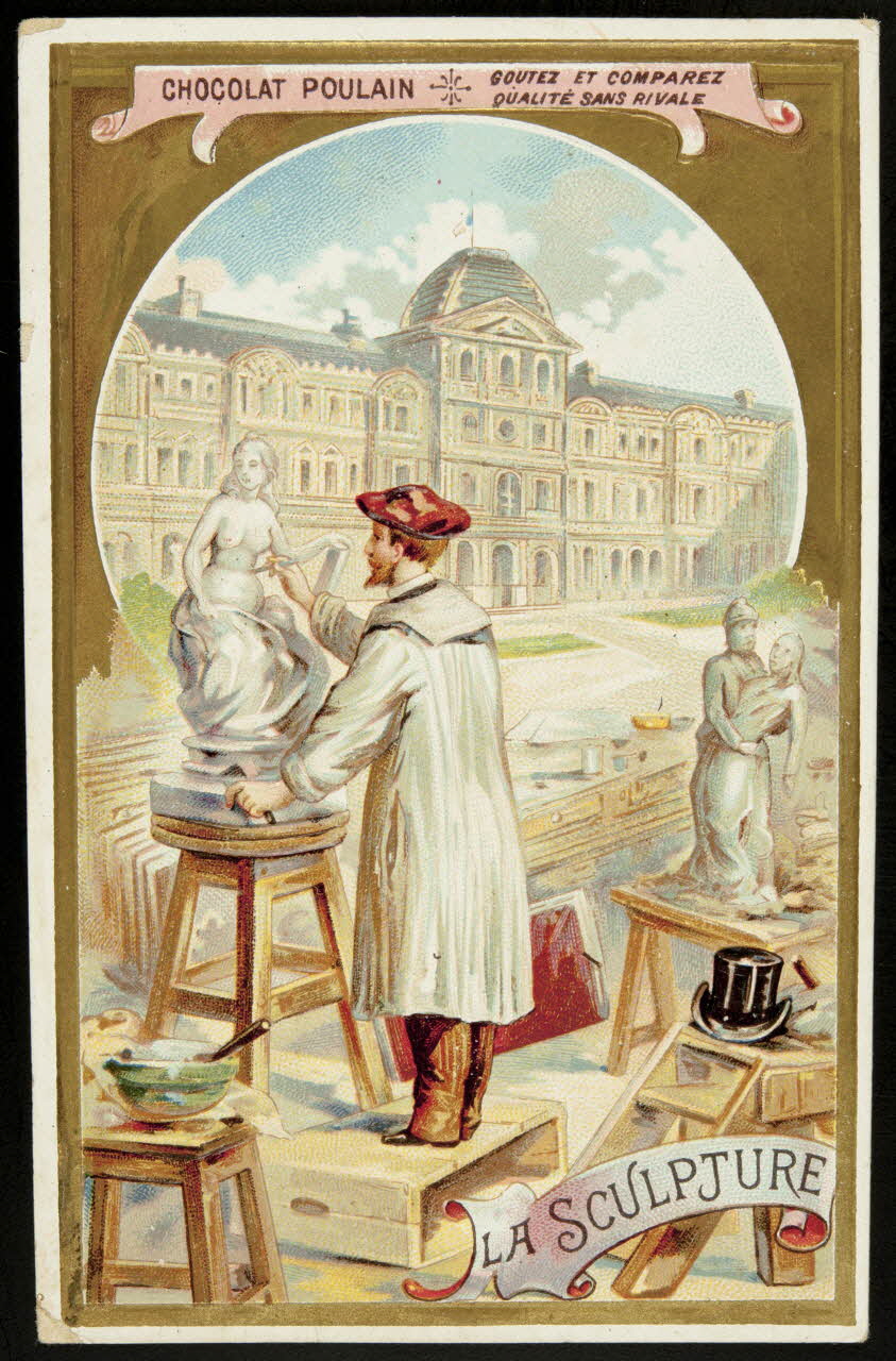 Imprimerie H. Laas carte réclame chromo Paris 1878-1905 1995.1.950.6 Photo