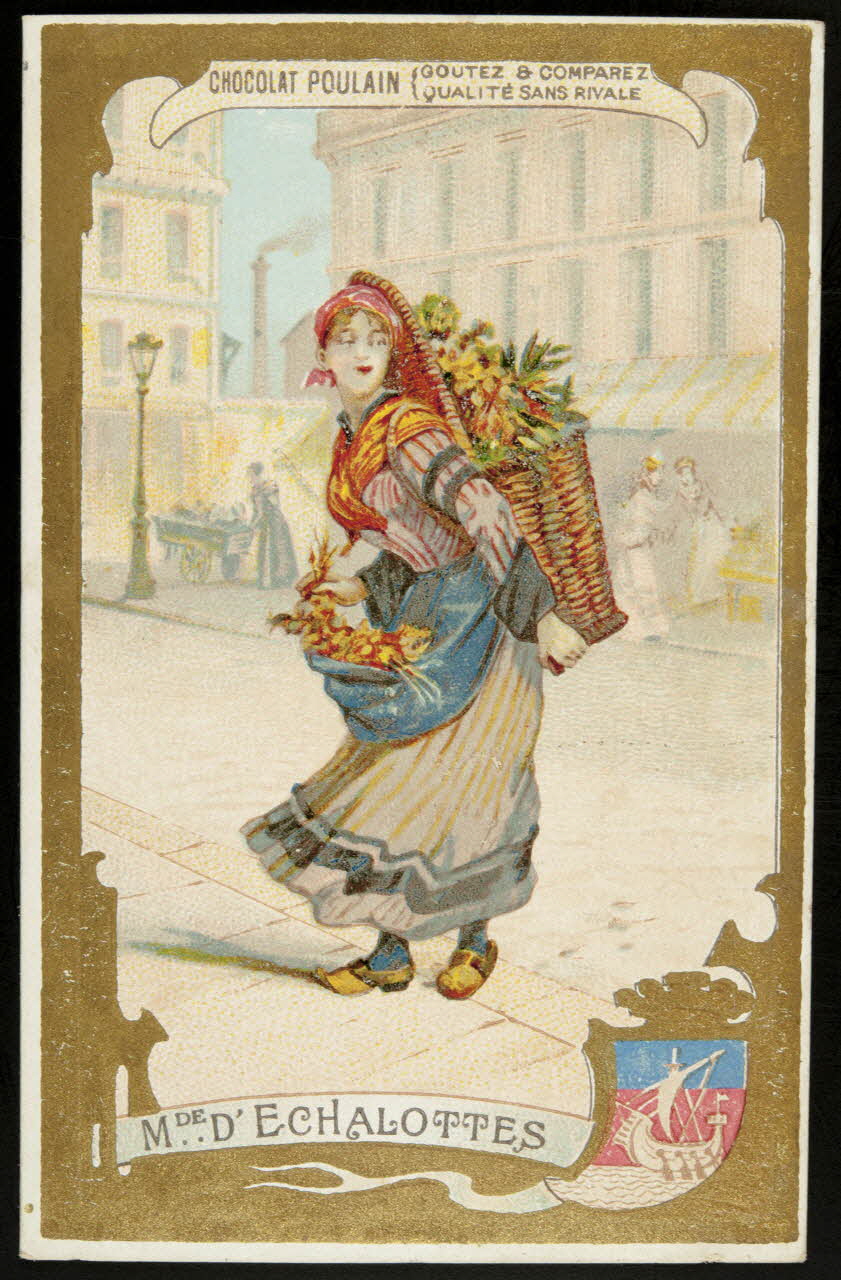 Imprimerie H. Laas carte réclame chromo Paris 1878-1905 1995.1.951.2 Photo