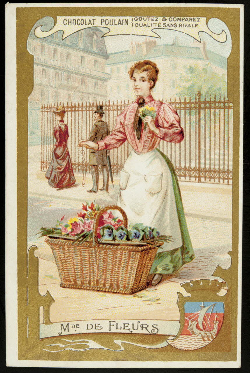 Imprimerie H. Laas carte réclame chromo Paris 1878-1905 1995.1.951.3 Photo