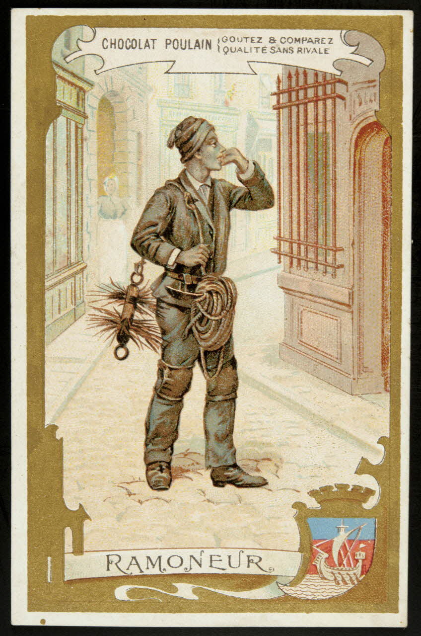 Imprimerie H. Laas carte réclame chromo Paris 1878-1905 1995.1.951.6 Photo
