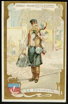 Imprimerie H. Laas carte réclame chromo Paris 1878-1905 1995.1.952.1 Photo