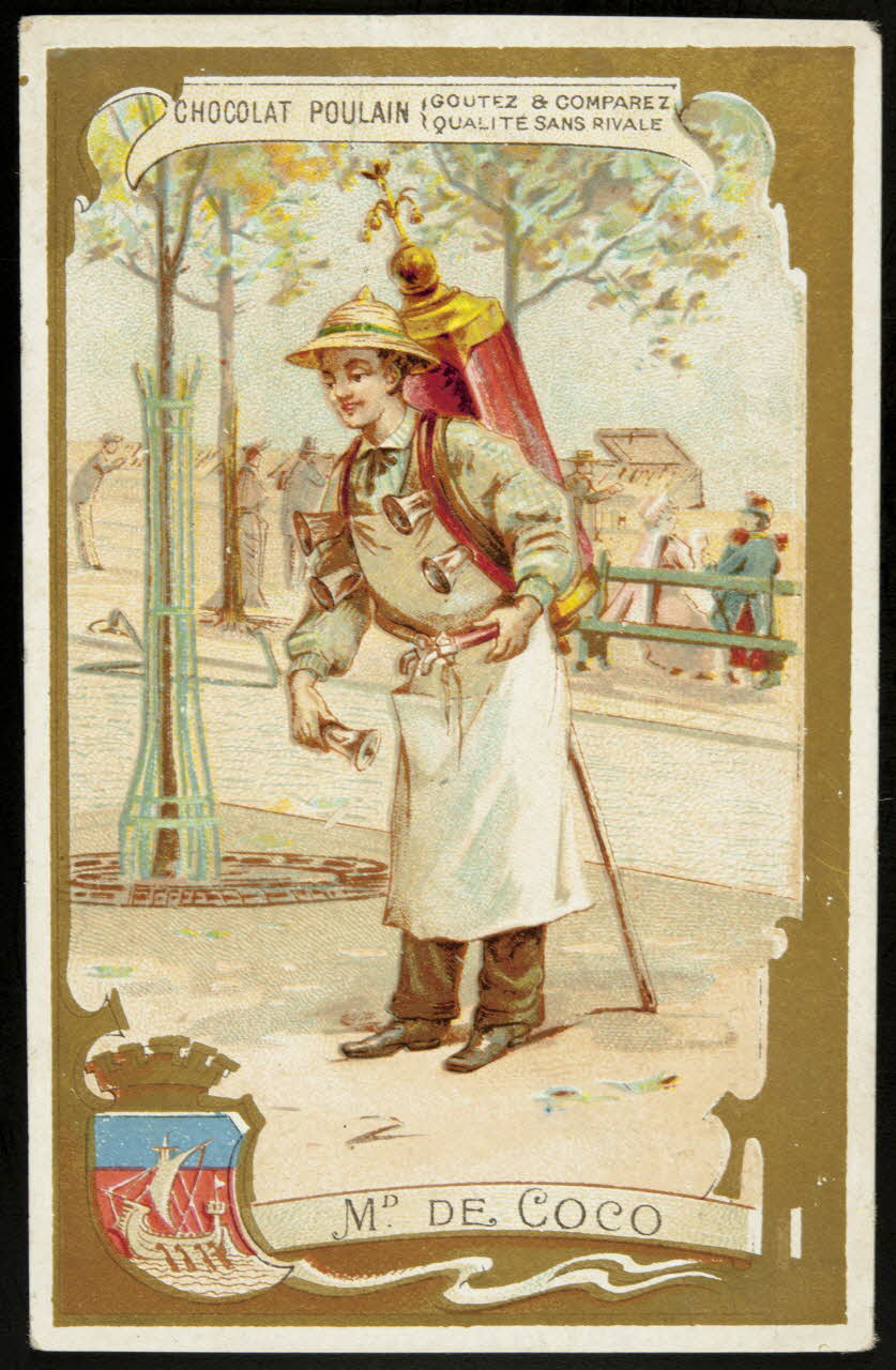 Imprimerie H. Laas carte réclame chromo Paris 1878-1905 1995.1.952.2 Photo