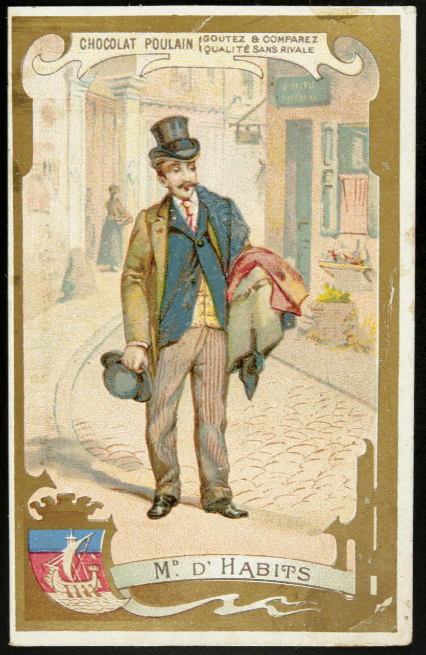 Imprimerie H. Laas carte réclame chromo Paris 1878-1905 1995.1.952.4 Photo