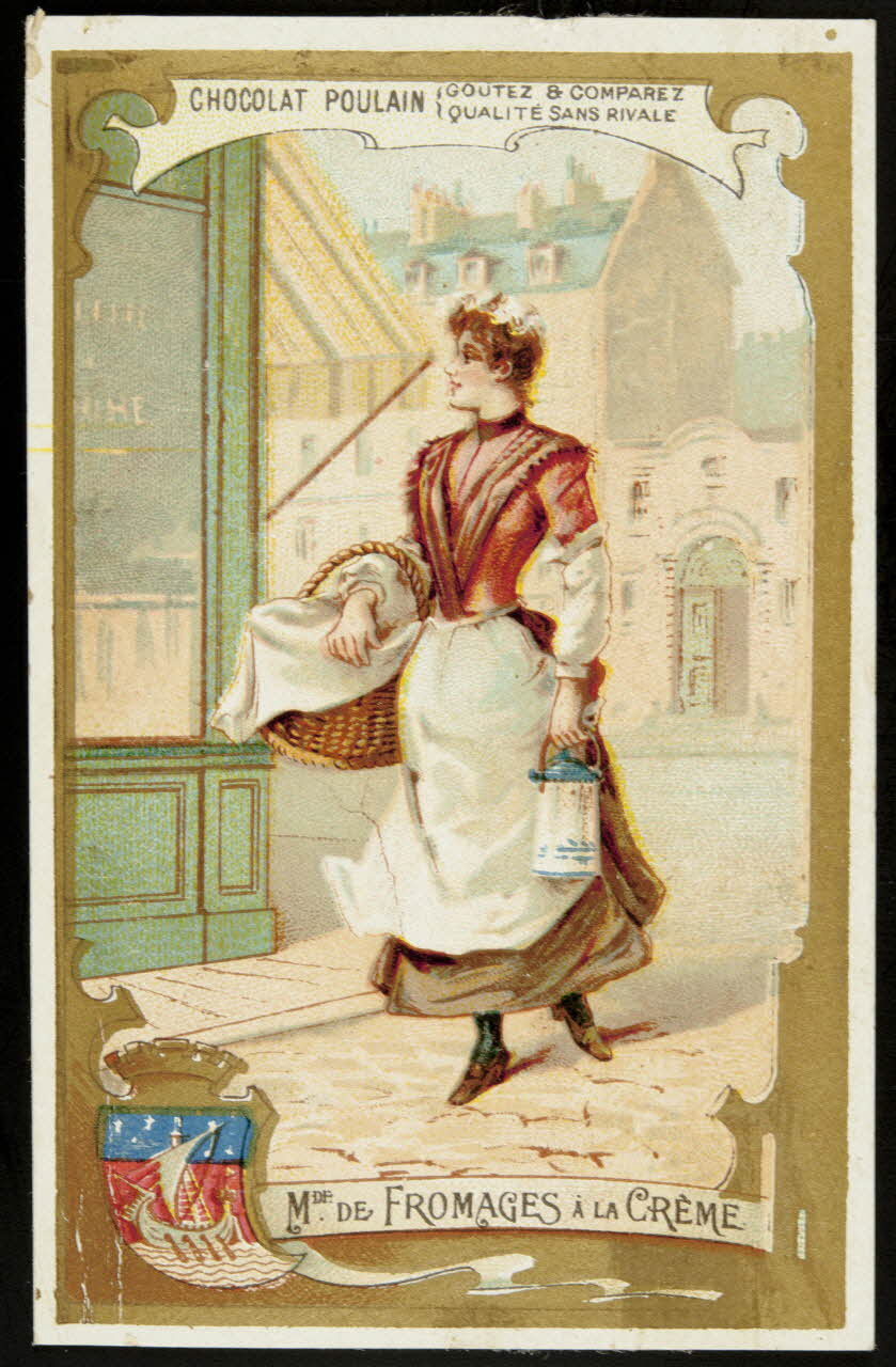 Imprimerie H. Laas carte réclame chromo Ile-de-France, France 1878-1905 1995.1.952.5 Photo