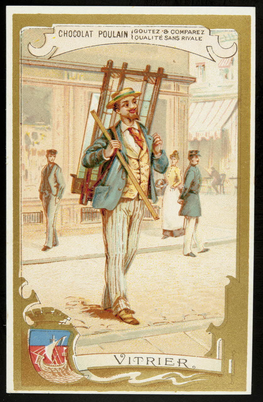 Imprimerie H. Laas carte réclame chromo Paris 1878-1905 1995.1.952.6 Photo