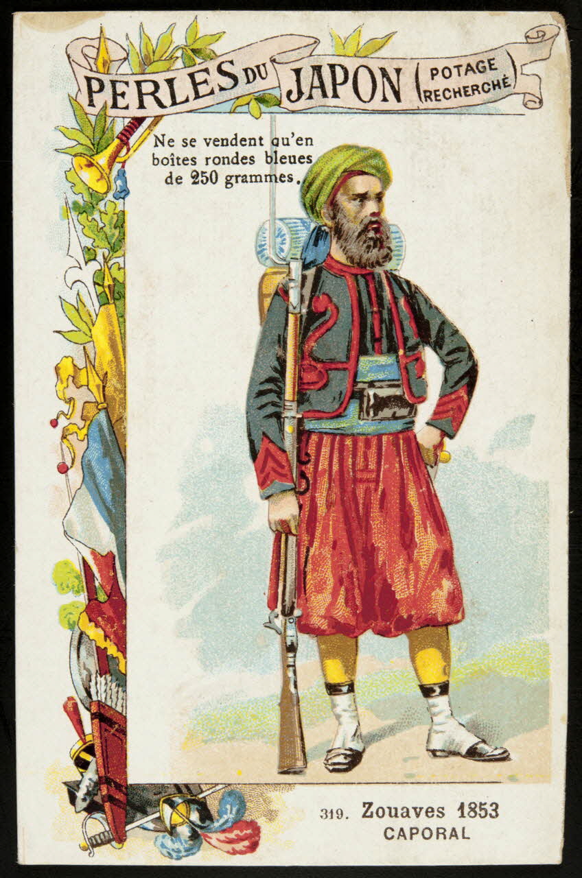 Imprimerie H. Laas ; Imprimerie Emile Pécaud & Cie carte réclame chromo Paris 1900-1905 1995.1.953.3 Photo