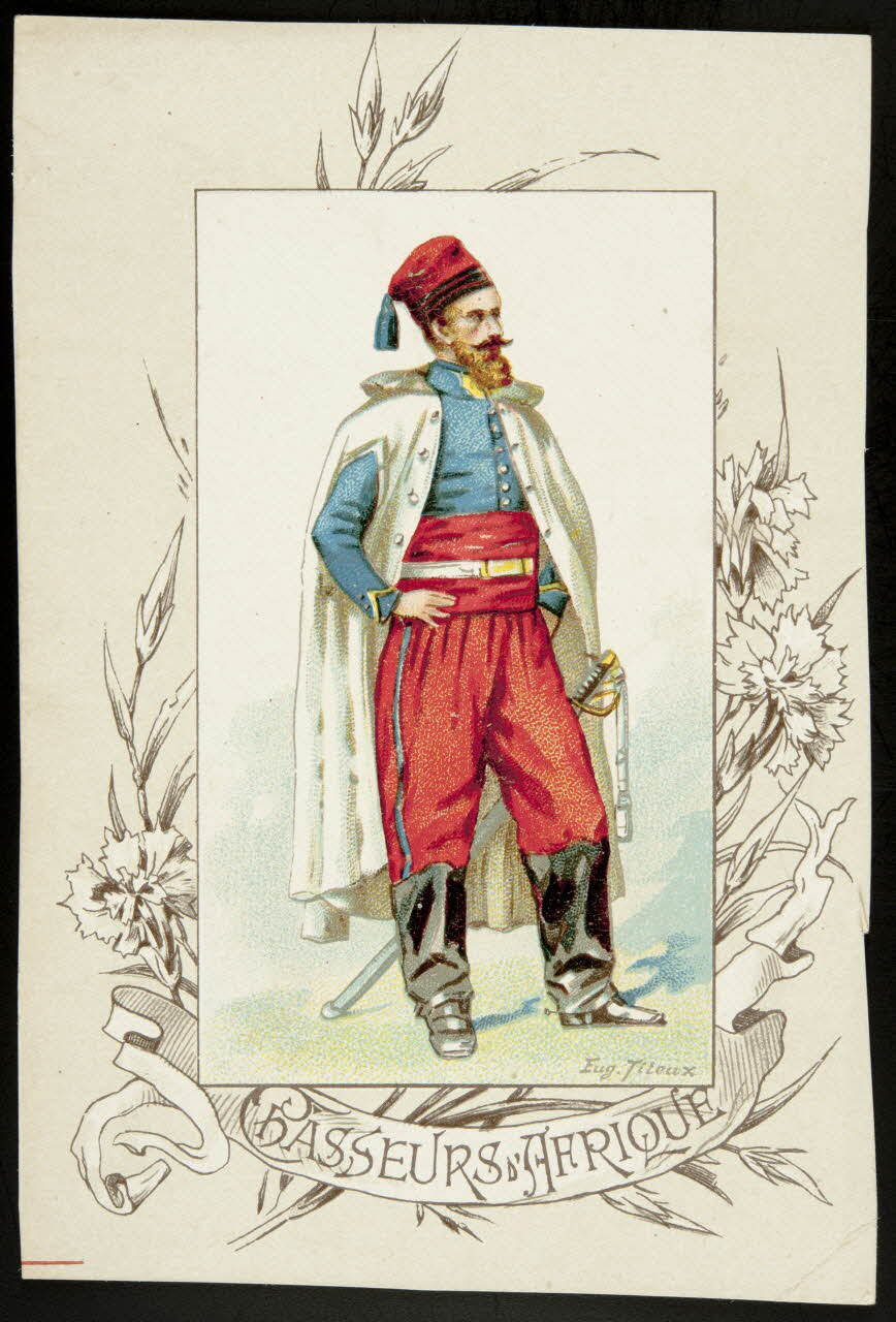 Titeur E. ; Imprimerie H. Laas carte réclame chromo Paris 1878-1905 1995.1.955.17 Photo
