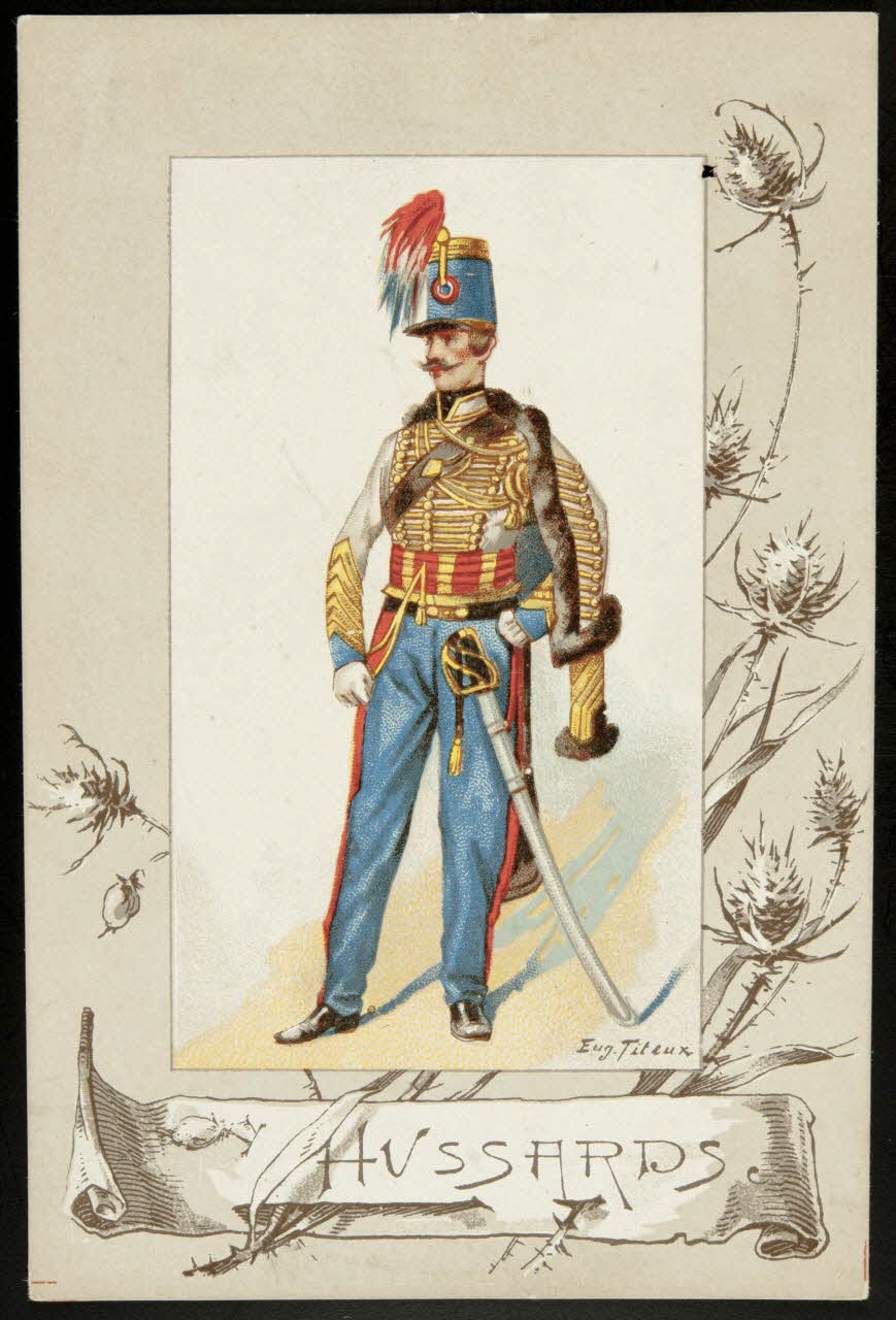 Titeur E. ; Imprimerie H. Laas carte réclame chromo Paris 1878-1905 1995.1.955.27 Photo