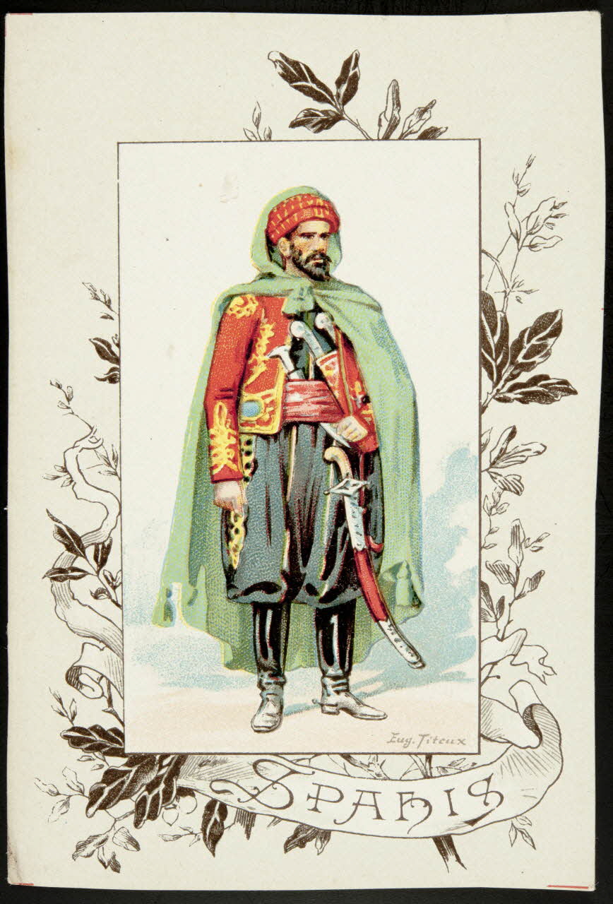 Titeur E. ; Imprimerie H. Laas carte réclame chromo Paris 1878-1905 1995.1.955.29 Photo