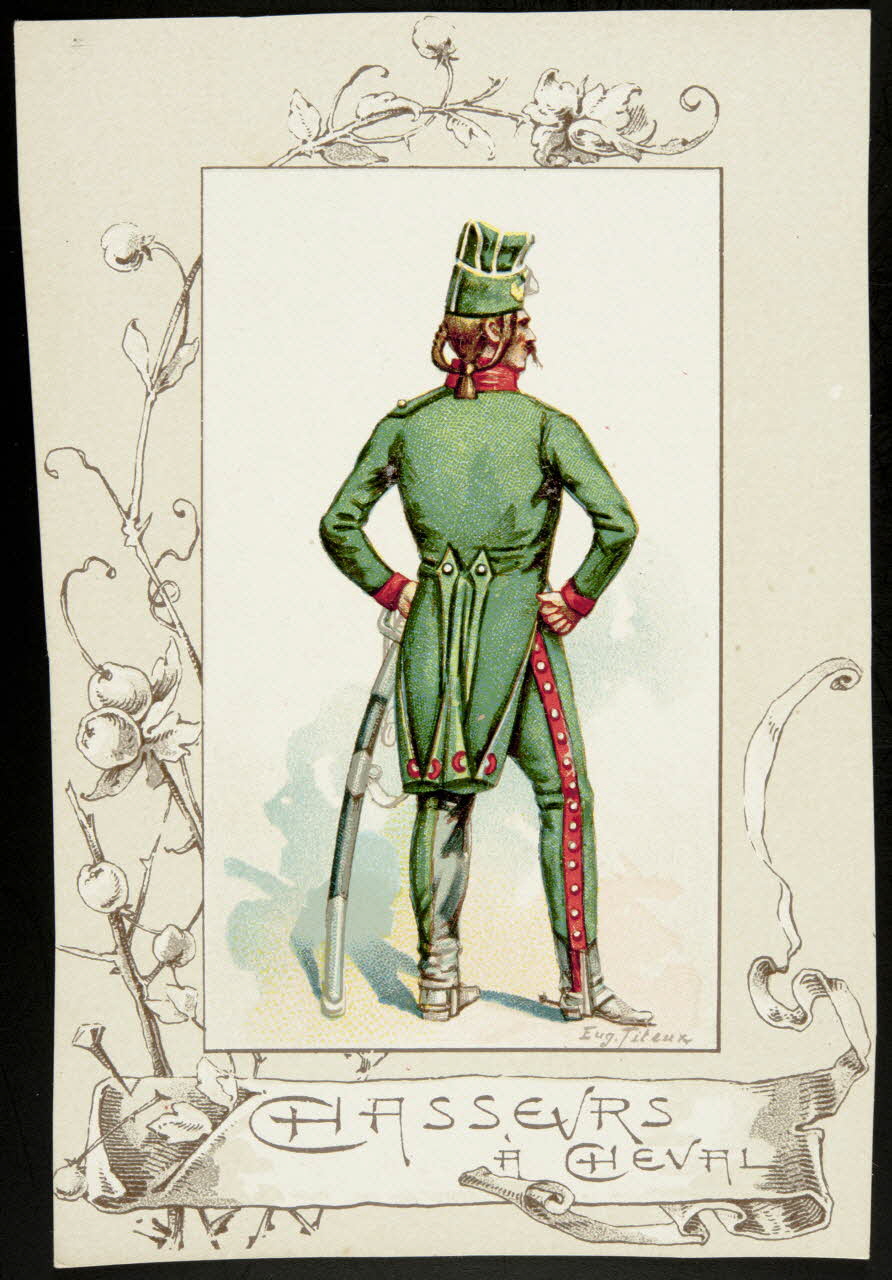 Titeur E. ; Imprimerie H. Laas carte réclame chromo Paris 1878-1905 1995.1.955.3 Photo