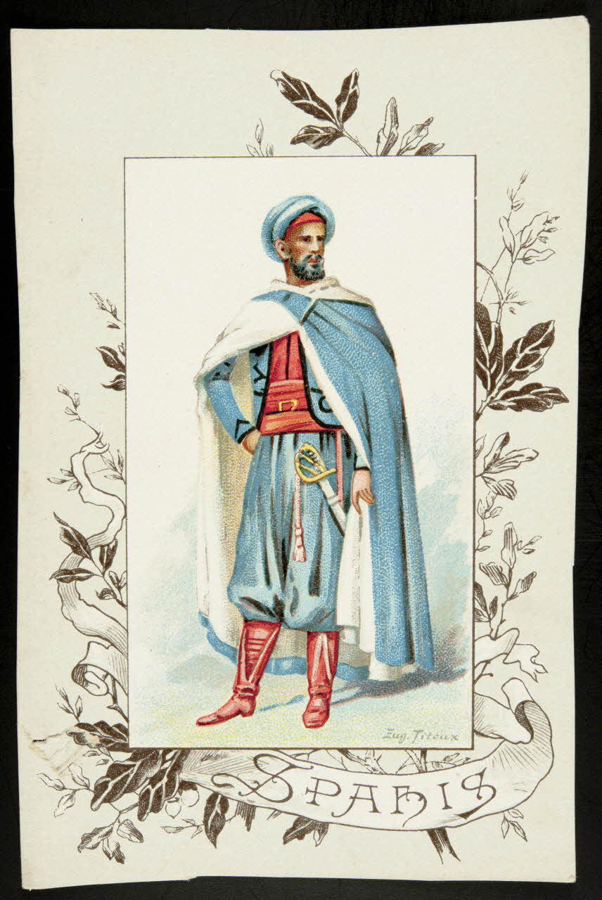 Titeur E. ; Imprimerie H. Laas carte réclame chromo Paris 1878-1905 1995.1.955.31 Photo