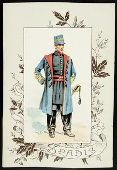 Titeur E. ; Imprimerie H. Laas carte réclame chromo Paris 1878-1905 1995.1.955.34 Photo