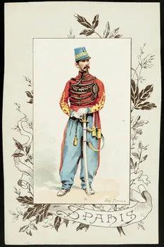 Titeur E. ; Imprimerie H. Laas carte réclame chromo Paris 1878-1905 1995.1.955.36 Photo