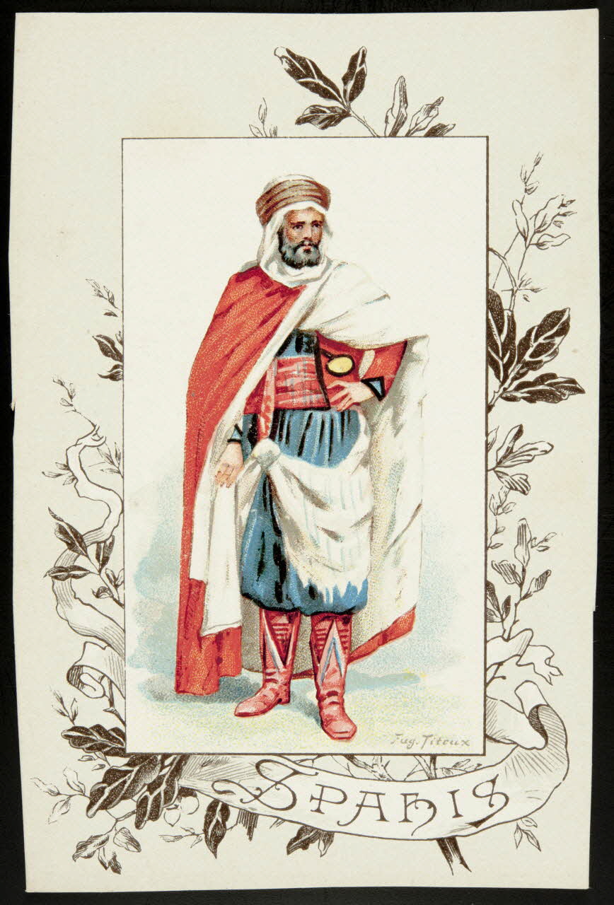 Titeur E. ; Imprimerie H. Laas carte réclame chromo Paris 1878-1905 1995.1.955.38 Photo