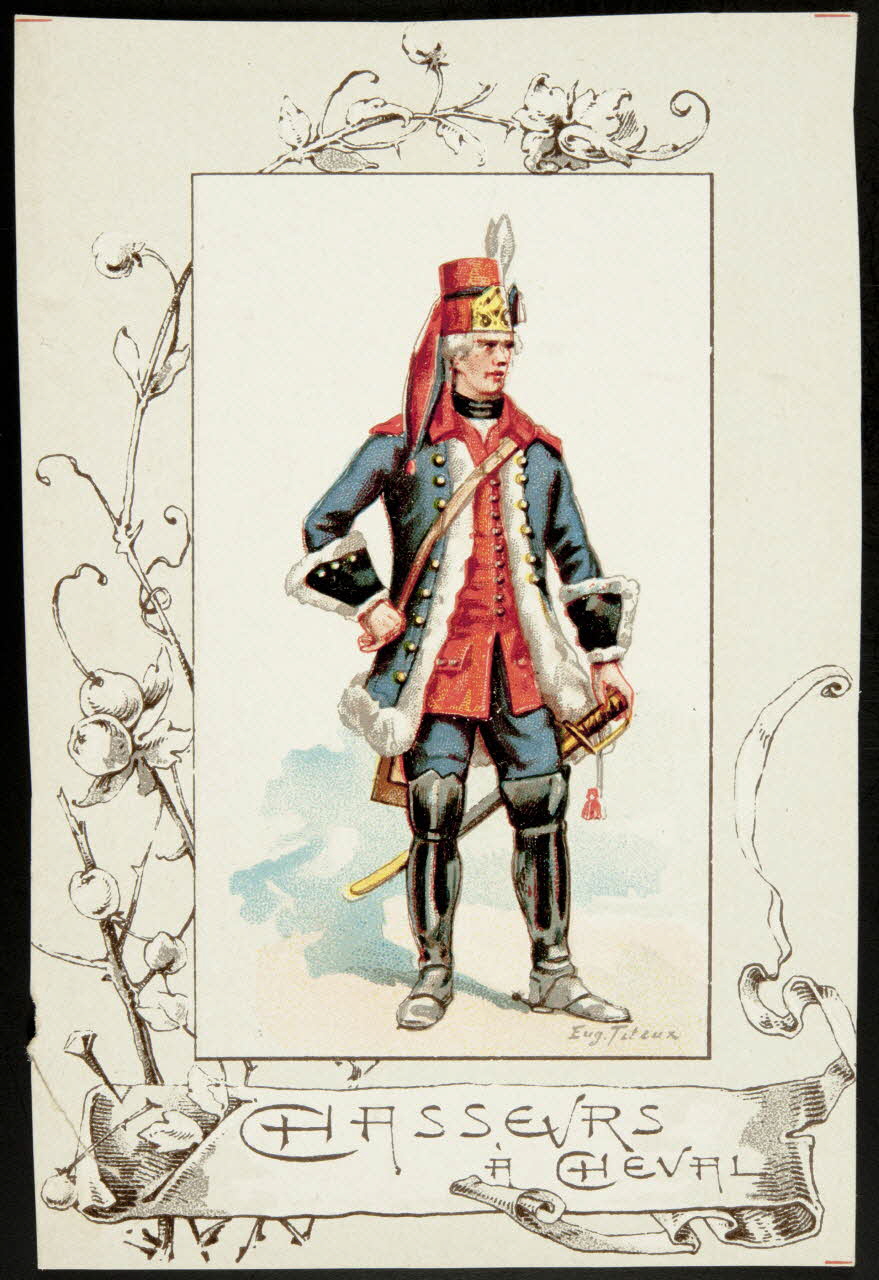 Titeur E. ; Imprimerie H. Laas carte réclame chromo Paris 1878-1905 1995.1.955.47 Photo