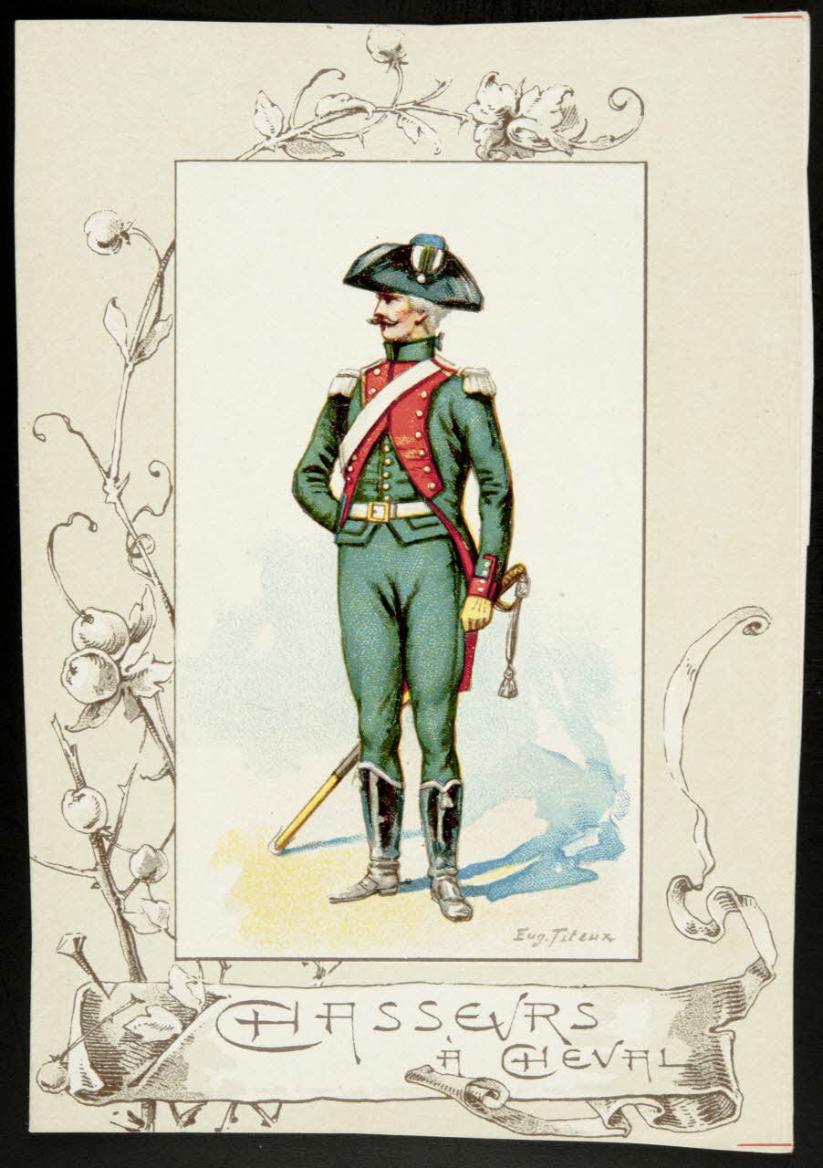 Titeur E. ; Imprimerie H. Laas carte réclame chromo Paris 1878-1905 1995.1.955.50 Photo