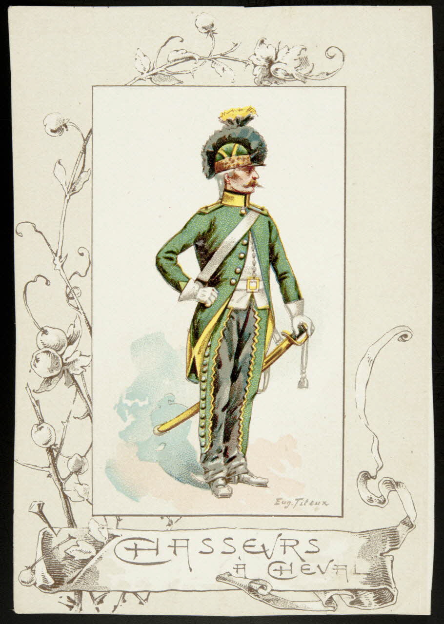 Titeur E. ; Imprimerie H. Laas carte réclame chromo Paris 1878-1905 1995.1.955.51 Photo