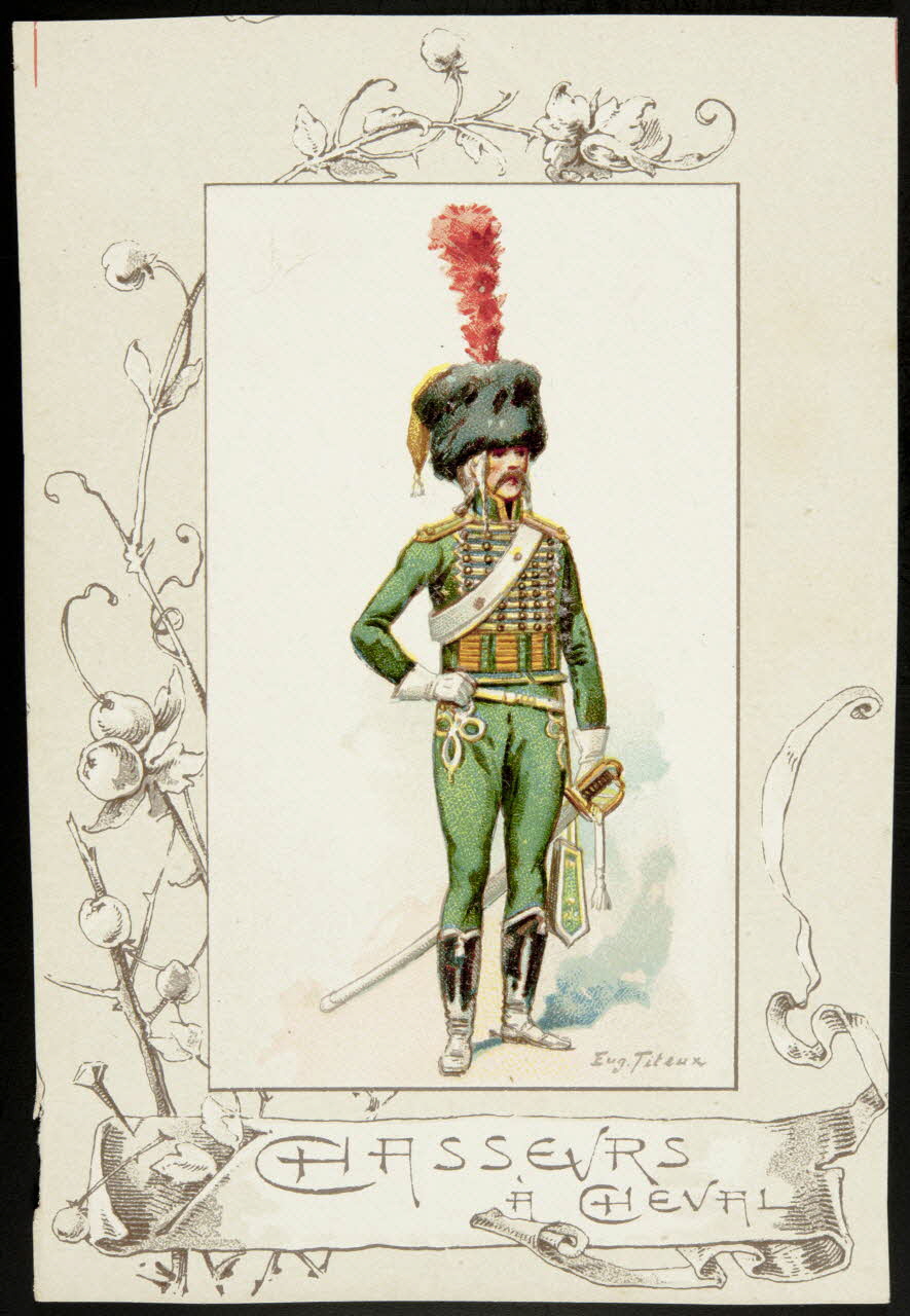 Titeur E. ; Imprimerie H. Laas carte réclame chromo Paris 1878-1905 1995.1.955.57 Photo