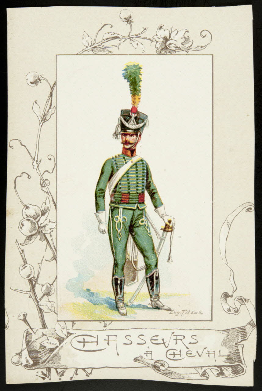 Titeur E. ; Imprimerie H. Laas carte réclame chromo Paris 1878-1905 1995.1.955.58 Photo