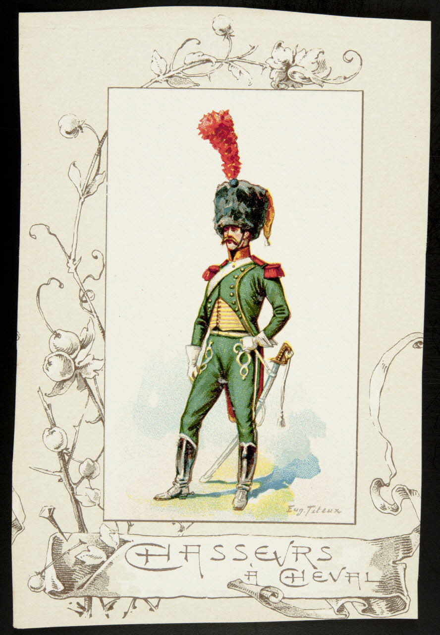 Titeur E. ; Imprimerie H. Laas carte réclame chromo Paris 1878-1905 1995.1.955.59 Photo