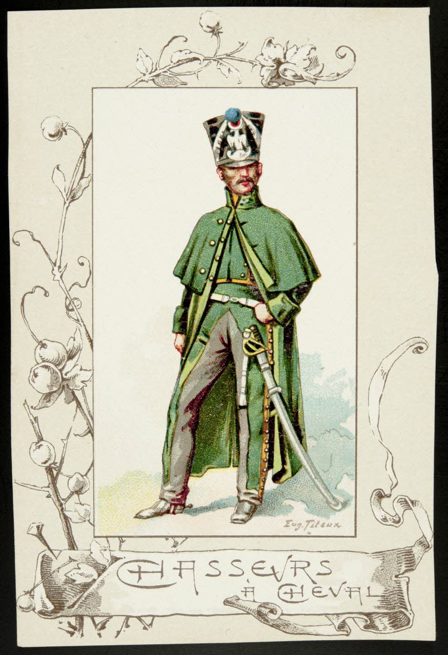 Titeur E. ; Imprimerie H. Laas carte réclame chromo Paris 1878-1905 1995.1.955.63 Photo