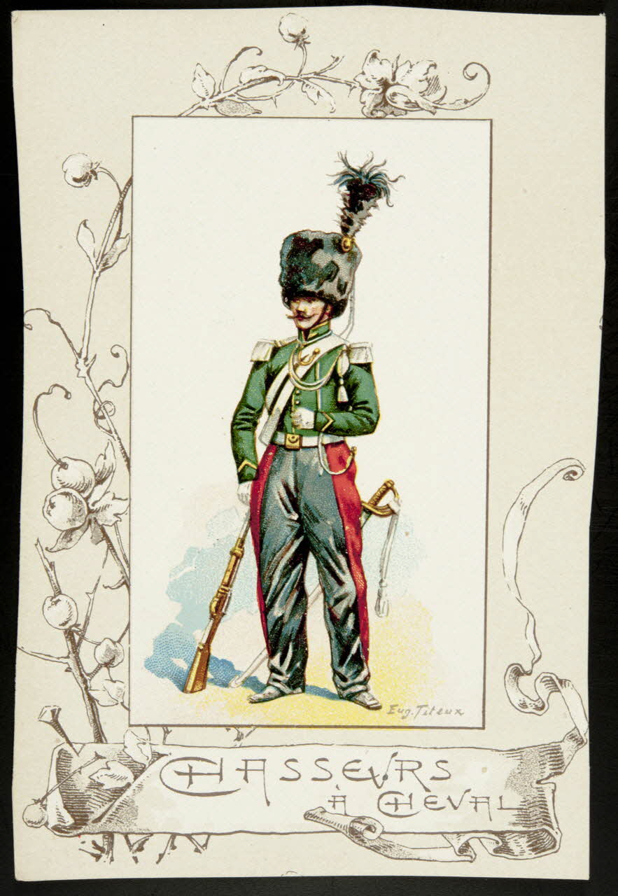 Titeur E. ; Imprimerie H. Laas carte réclame chromo Paris 1878-1905 1995.1.955.66 Photo