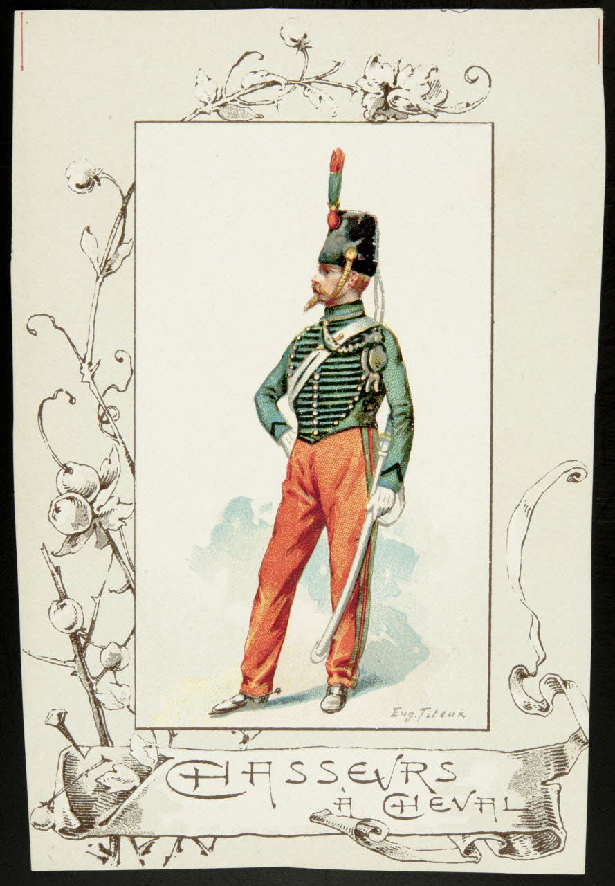 Titeur E. ; Imprimerie H. Laas carte réclame chromo Paris 1878-1905 1995.1.955.68 Photo