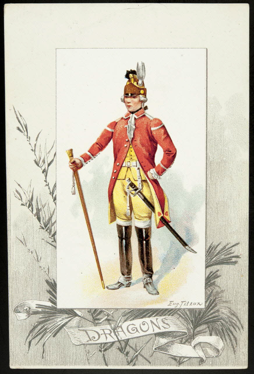 Titeur E. ; Imprimerie H. Laas carte réclame chromo Paris 1878-1905 1995.1.955.69 Photo