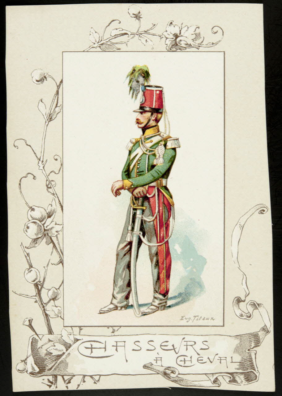 Titeur E. ; Imprimerie H. Laas carte réclame chromo Paris 1878-1905 1995.1.955.7 Photo