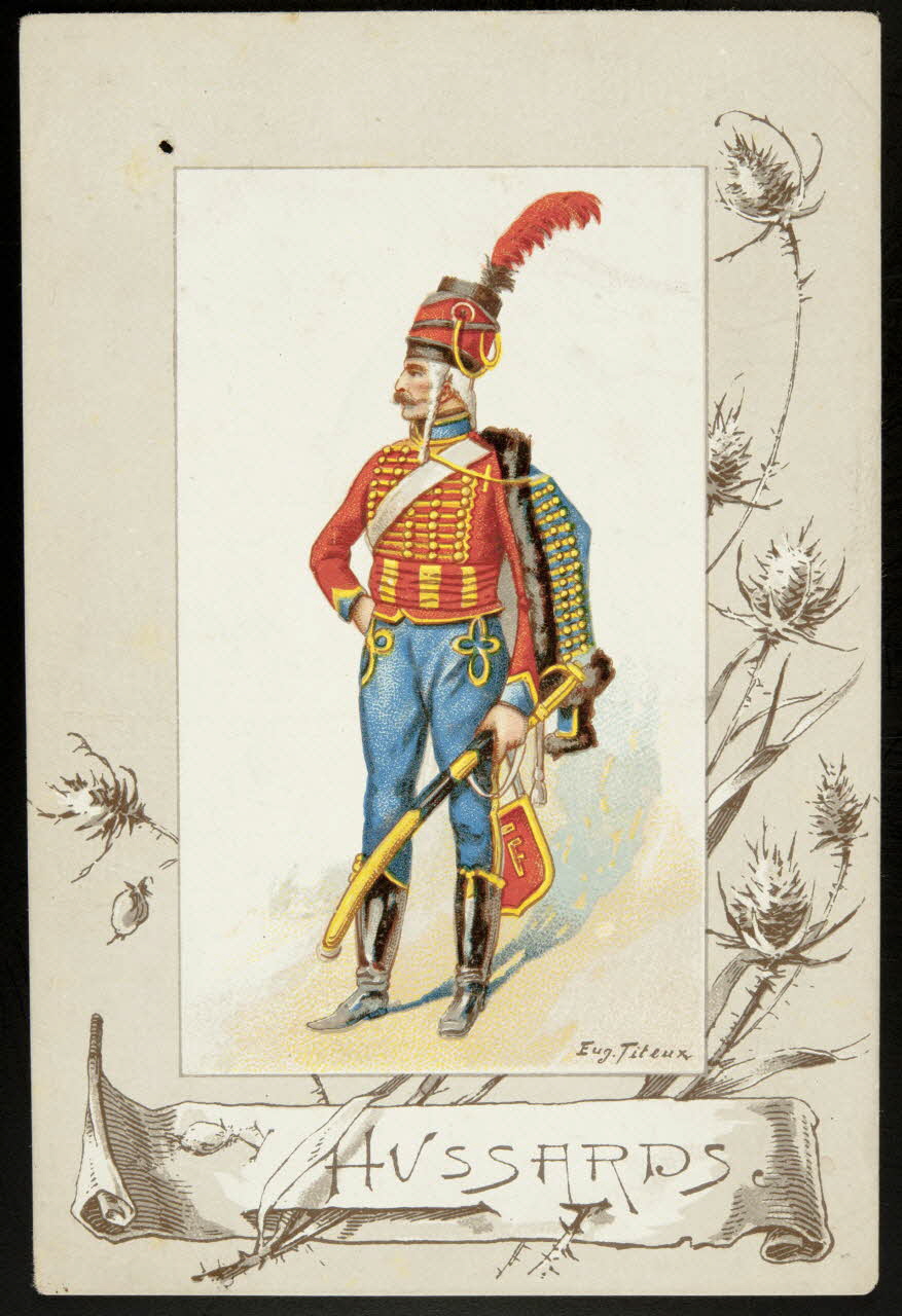 Titeur E. ; Imprimerie H. Laas carte réclame chromo Paris 1878-1905 1995.1.955.72 Photo