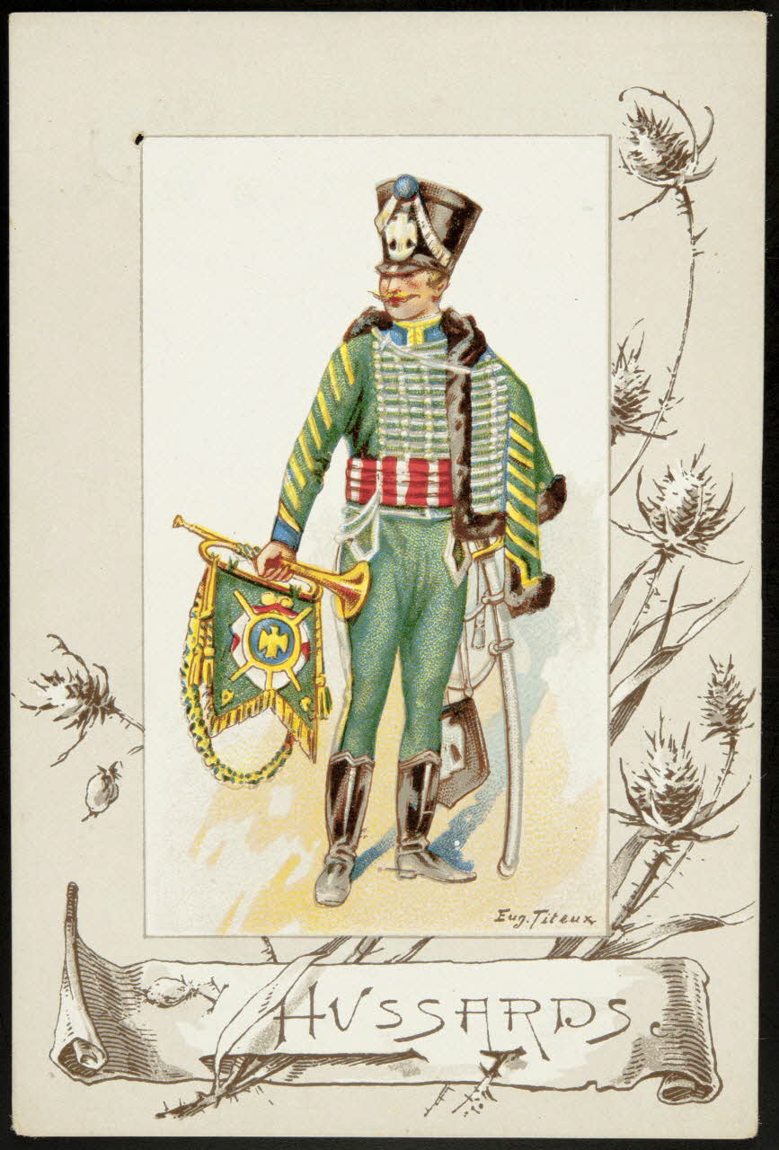 Titeur E. ; Imprimerie H. Laas carte réclame chromo Paris 1878-1905 1995.1.955.73 Photo