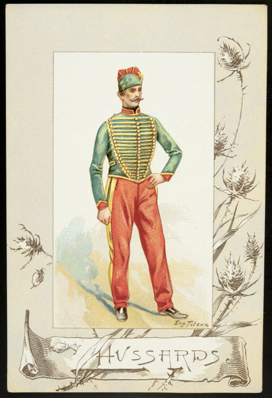 Titeur E. ; Imprimerie H. Laas carte réclame chromo Paris 1878-1905 1995.1.955.74 Photo