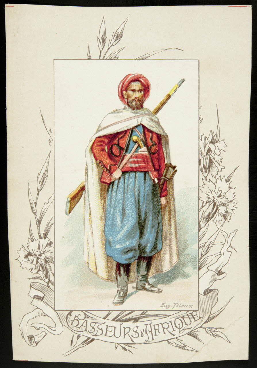 Titeur E. ; Imprimerie H. Laas carte réclame chromo Paris 1878-1905 1995.1.955.8 Photo