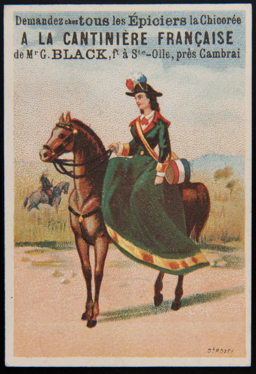 Imprimerie H. Laas carte réclame chromo Paris 1878-1905 1995.1.956.1 Photo