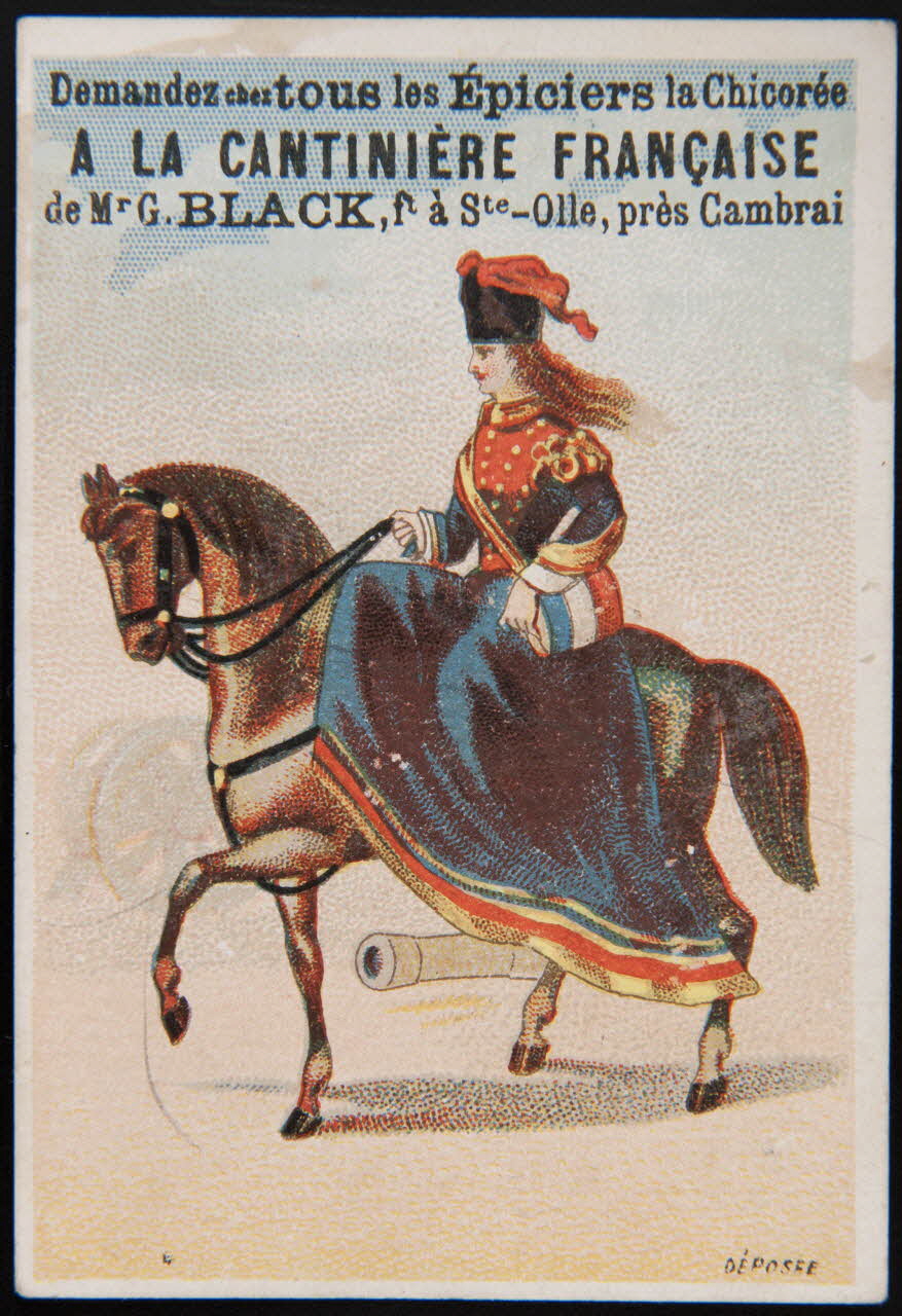Imprimerie H. Laas carte réclame chromo Paris 1878-1905 1995.1.956.2 Photo