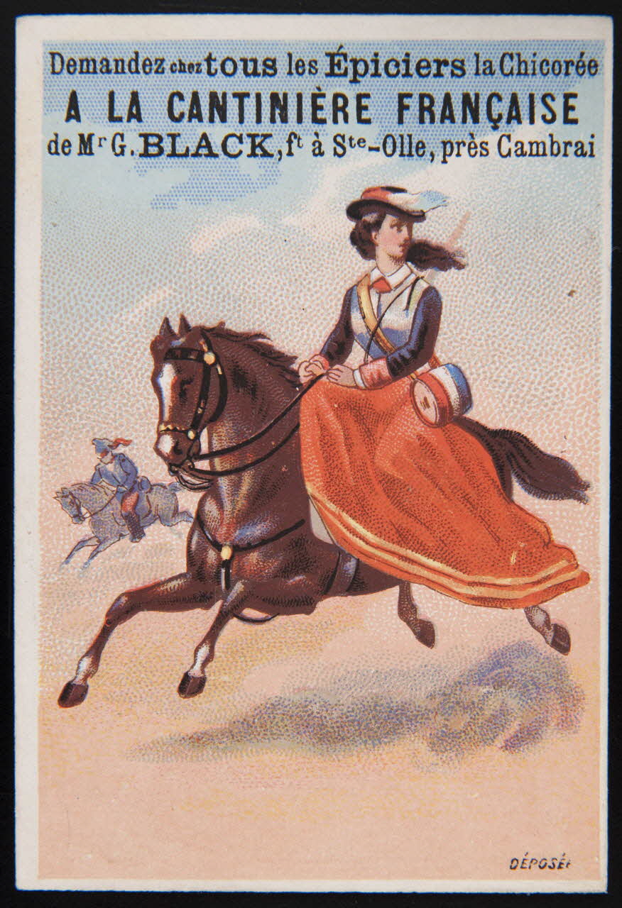 Imprimerie H. Laas carte réclame chromo Paris 1878-1905 1995.1.956.4 Photo