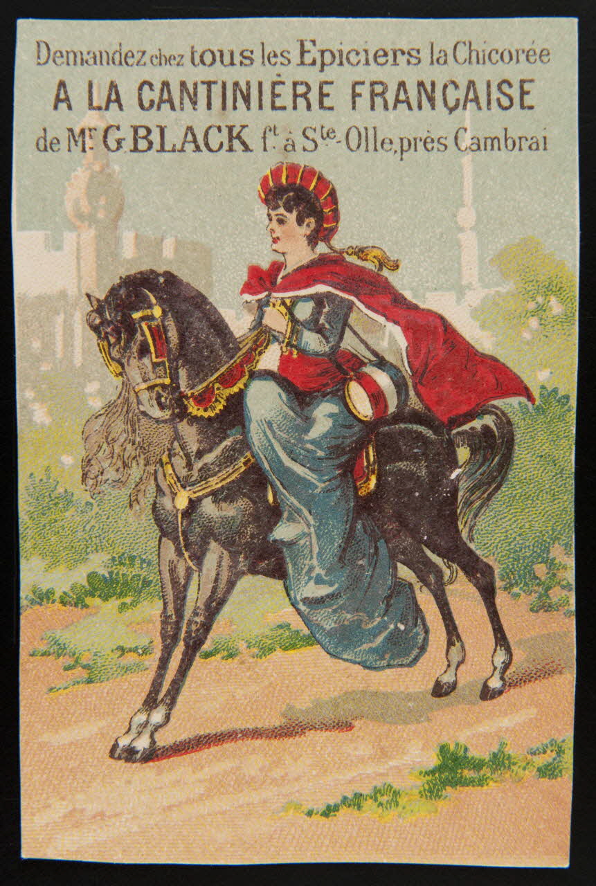 Imprimerie H. Laas carte réclame chromo Paris 1878-1905 1995.1.957.1 Photo