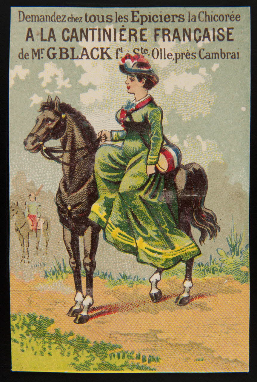 Imprimerie H. Laas carte réclame chromo Paris 1878-1905 1995.1.957.2 Photo