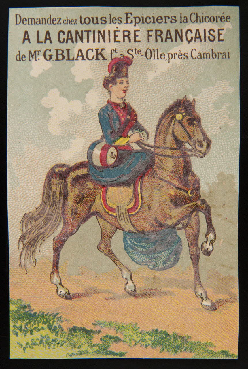 Imprimerie H. Laas carte réclame chromo Paris 1878-1905 1995.1.957.9 Photo