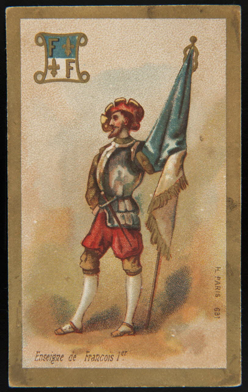 Imprimerie H. Laas carte réclame chromo Paris 1878-1905 1995.1.959.6 Photo