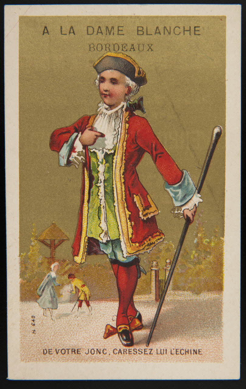 Imprimerie H. Laas carte réclame chromo Paris 1878-1905 1995.1.960.1 Photo