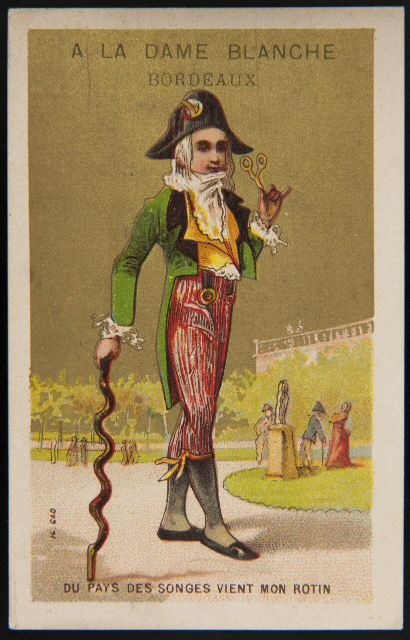 Imprimerie H. Laas carte réclame chromo Paris 1878-1905 1995.1.960.3 Photo