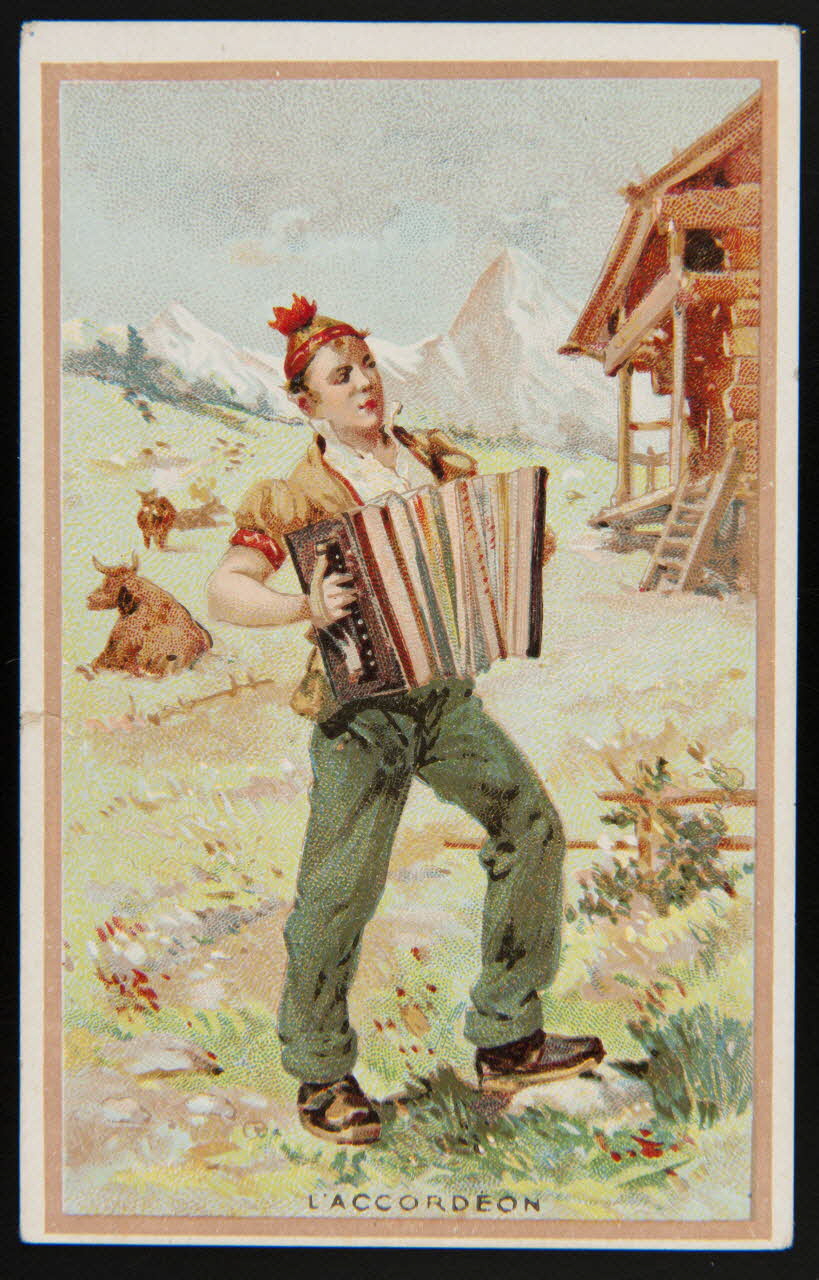 Imprimerie H. Laas carte réclame chromo Paris 1900-1905 1995.1.962.1 Photo